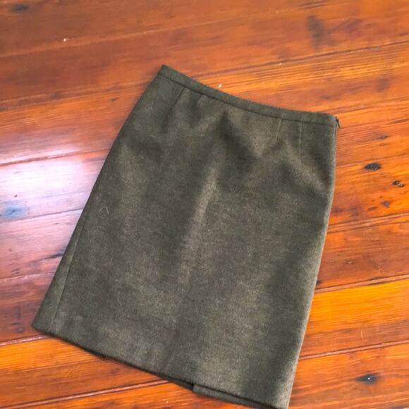 Prada wool blend double slit pencil skirt sz 40 - Picture 1 of 6